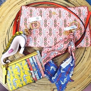 Tory Burch Perry Seahorse Slim Crossbody NWT